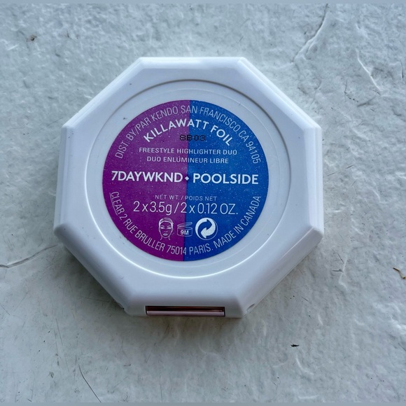 NIB/NWT Fenty By Rihanna Killawatt Foil Freestyle Highlighter 7DAYWKND/POOLSIDE - Picture 9 of 14